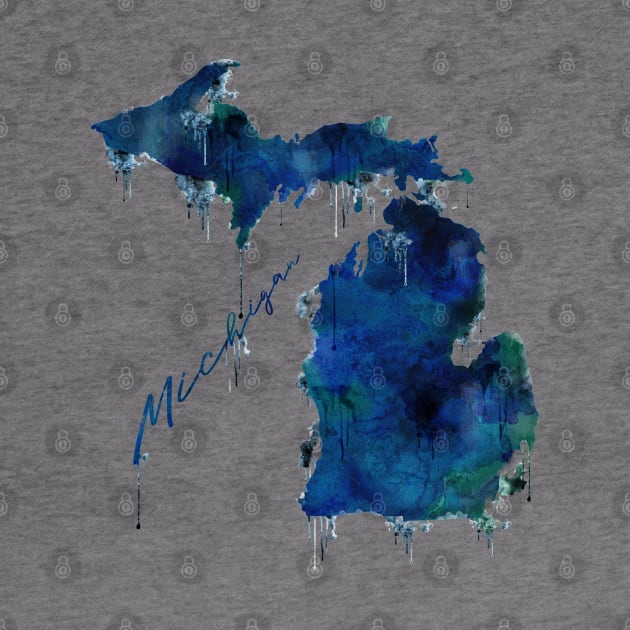 Michigan - Wet Paint by Gringoface